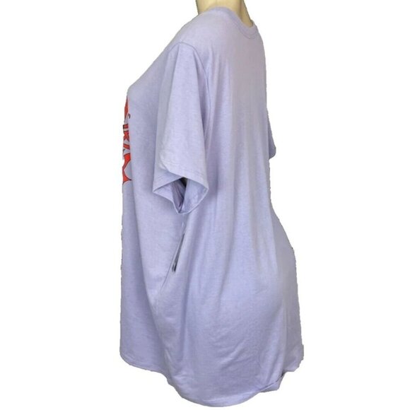 Authentic Hendrix +5 Purple Red House Jimi Hendrix Graphic Short Sleeve T-Shirt - Picture 5 of 6